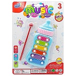 Ксилофон " KWELT " Music 15*6см, картонный блистер, европодвес