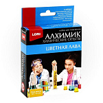 Опыты " Lori " Лава желтая, в наборе: химический реактив, подсолнечное масло, раствор лимонной кислоты, перчатки, инструкция.