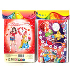 Игра ходилка " Задира " Любовь-это.., состав: игровое поле, 4 фишки, кубик, правила игры, книжечка, в пакете 15*25см