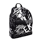 Рюкзак " Erich Krause " 29*39*13см EasyLine 17L Black Logo, 1 отделение, внешний карман на молнии, регулируемые лямки, ручка-петля