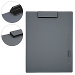 Планшет " KWELT " А4 с держателем для ручки, графитовый, кожзам, 4мм