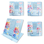 Подставка для книг " KWELT " металлическая Cute girl 21*19см, ассорти (без возможности выбора дизайна), термоусадочная пленка