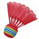 Волан для бадминтона " Рыжий кот " 6шт пенопластовый, в пакете