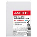 Пленка для ламинирования " deVente " А6 0,1мм, глянцевая, 100л, 100*146мм