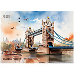 Альбом А4 40л " Проф-Пресс " Фундаментальный мост, склейка, обложка- мелованный картон, блок- офсет 100г/м2, жесткая подложка