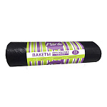 Мешки для мусора " Parlo " 120л 10шт черные, толщина 10мкм, в рулоне, ПНД