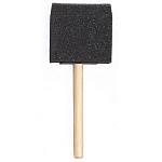 Кисть " Сонет " поролон плоская 60мм длинная ручка