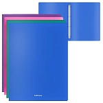 Папка 4 кольца " Erich Krause " А4 24мм Glance vivid ассорти, пластик 0,5мм, с текстурой поверхности " диагональ "