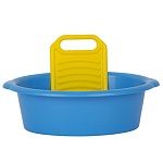 Игровой набор " Совтехстром " Золушка, в наборе: тазик, стиральная доска, сетка 29*22*9см