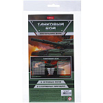 Игра настольная " Hatber " Пиши-Стирай. Танковый бой, глянцевая ламинация, 2 стираемых маркера, пакет, европодвес.