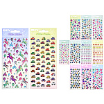 Наклейки детские " Mazari " Ассорти, 95*205мм, 12 дизайнов, пакет, европодвес