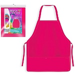 Накидка для труда " Пчелка " НФДТ-1 малиновый, 490*390мм, ткань