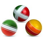 Мяч резиновый d=10см Классика, ассорти (без возможности выбора дизайна), накачанный