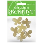 Набор бусин " Hobby Time " Бабочки фигурные под жемчуг, d=3см, акрил