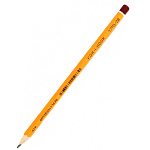 Карандаш ч/гр " Koh-I-Noor " Black Sun 2B шестигранный, деревянный, цвет корпуса - желтый, заточенный, картонная упаковка