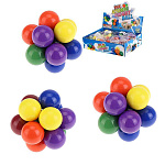 Игрушка-антистресс " Рыжий кот " Шарики-атомы, 5,5*5,5см, ассорти (без возможности выбора цвета), шоубокс