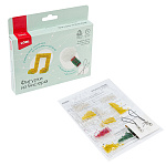 Фигурки из бисера " Lori " Нота, микрофон, бисер, проволока, инструкция, картонная упаковка, европодвес