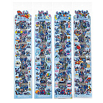 Наклейки детские " Mazari " Стич, 75*380мм, 16 листов, пакет, европодвес