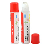 Клей канцелярский " deVente " 50мл силиконовый аппликатор, морозоустойчивый, картонный дисплей