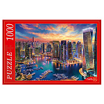 Пазлы " Рыжий кот " 1000элементов Небоскребы Дубая, 68,5*48,5см, картонная упаковка 4,3*32*23,1см