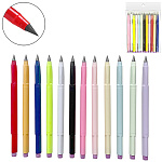 Карандаш вечный " KWELT " HB с ластиком, корпус- пластиковый, цвет корпуса- ассорти, пакет, европодвес