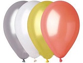 Шар латексный металлик 14"/36см, ассорти из 10-12 цветов