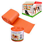 Мешки для выгула собак " Avikomp " 18*30см 20шт, оранжевые, биоразлагаемые, толщина 15мкм, в рулоне, ПНД