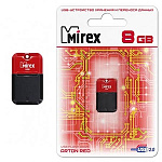 Флеш-диск " Mirex " 8GB Arton красный USB 2.0