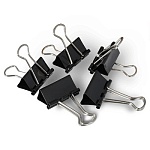 Зажимы " Dolce Costo " черные 25мм 12шт/уп