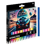 Фломастеры " deVente " Турбо галактика (Turbo Galaxy) 18цв круглые, вентилируемый колпачок, картонная упаковка, европодвес