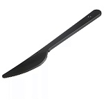 Ножи одноразовые " Премиум " 180мм 50шт пластиковые черные