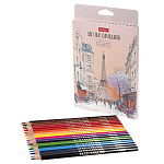 Карандаши цветные деревянные Alto Colore 18цв " Hatber " трехгранные, картонная упаковка, европодвес