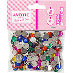 Стразы пришивные " deVente " Ассорти, круглые 10мм, акриловые, пластиковый пакет с европодвесом