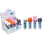 Клей-карандаш " deVente " 100% Cute 15гр, основа PVP, быстросохнущий, с фигуркой на колпачке, 4 дизайна, картонный дисплей