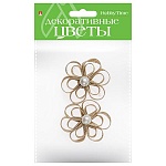 Декоративный элемент " Hobby Time " Цветы 2шт, Вид 5, джут