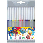 Фломастеры " deVente " Cosmo 12цв круглые, невентилируемый колпачок, пластиковый блистер, европодвес