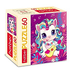 Пазлы " Hatber "  60эл Пони-единорожка 16,5*23см, в картоной коробке