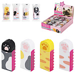 Ластик " Bruno Visconti " FunGraphix, 55*22*12мм, ассорти, синтетический каучук, картонный дисплей