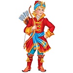 Плакат фигурный " Мир открыток " 0-25 А3 Иванушка из сказки " Царевна-лягушка "