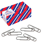 Скрепки " Attomex " 22мм оцинкованные 100шт картонная коробка