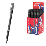 Ручка гелевая " Erich Krause " G-ICE черная 0,5мм, толщина письма 0,4мм, игольчатый пишущий узел, тонированный корпус