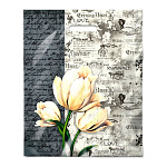 Пакет ПЭ " Интерпак " с вырубной ручкой ПВД, 38*47см 60мкм Мемуары