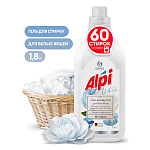 Средство для стирки жидкое " Grass " 1,8л Alpi white gel, гель-концентрат для белых и светлых тканей
