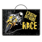 Папка " Пчелка " детская А4-35 (335*235*55мм) на шнурке Байкер, печать на пластике