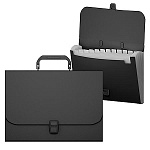 Папка-портфель " Erich Krause " А4 Matt Classic пластиковый, черный, 12 отделений