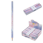 Набор карандашей ч/гр " Bruno Visconti " Primavera HB 2шт, трехгранные, деревянные, заточенные, картонный футляр c пластиковым сливом