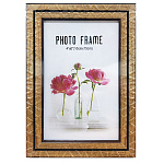 Фоторамка " KWELT " пластиковая 10*15см Светло-коричневая, акриловое стекло 0,5мм, ширина багета - 20мм