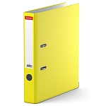Папка-регистратор А4 " Erich Krause " Стандарт сборная 50мм желтая, ПВХ, этикетка для маркировки, металлическая окантовка