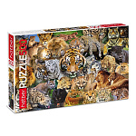 Пазлы " Hatber " 500элементов Дикие кошки 48*33см, картонная упаковка