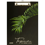 Планшет " deVente " А4 Tropicana, с верхним зажимом, матовый ламинированный картон 2мм, тиснение фольгой, индивидуальная упаковка